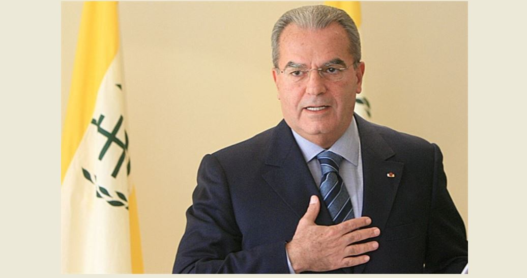 وديع الخازن دان العدوان الخطير على سوريا وانتهاك الاجواء اللبنانية