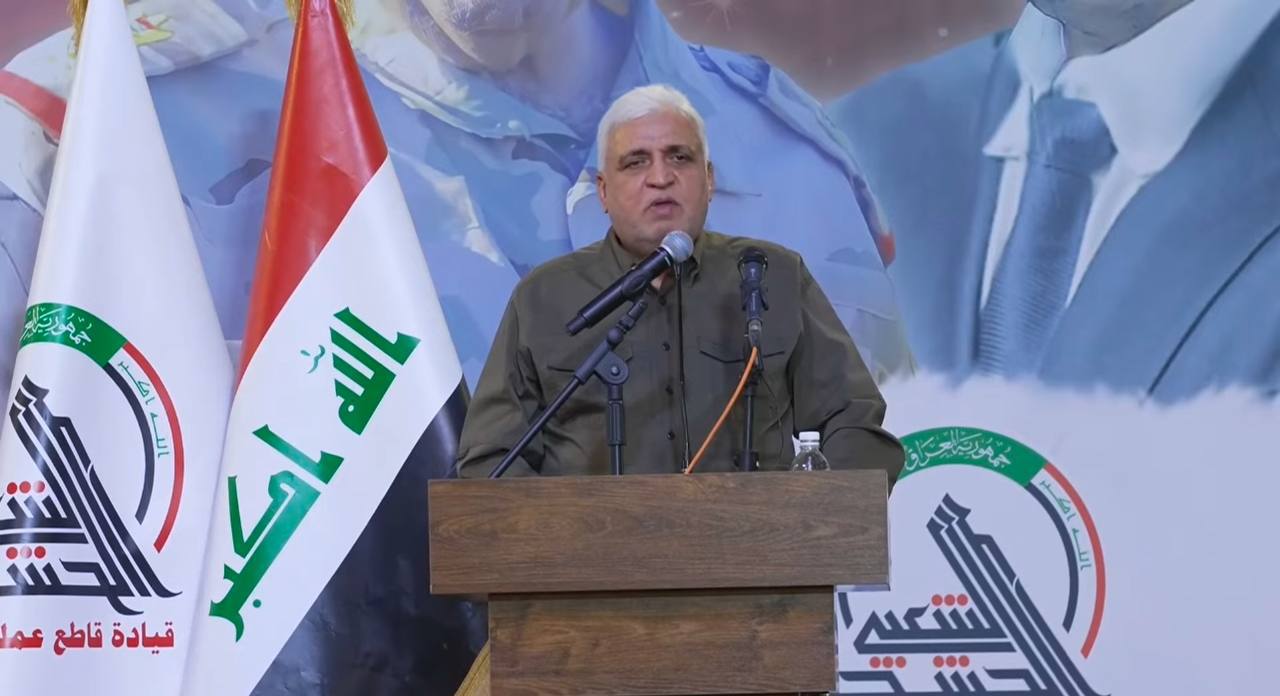 رئيس هيئة اركان الحشد الشعبي فالح الفياض : جميع أبناء الشعب العراقي يشعرون بأن الحشد هو حشدهم ونحن اوفياء للمرجعية