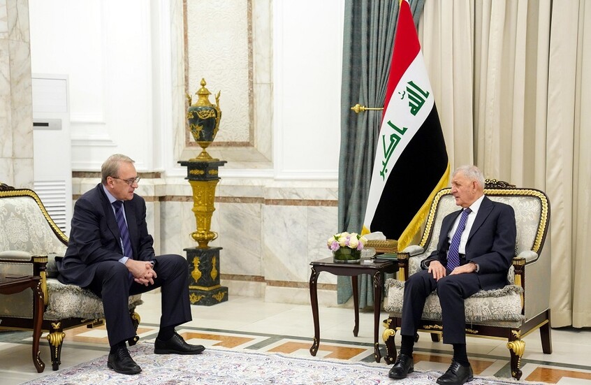 الرئيس العراقي التقى بوغدانوف