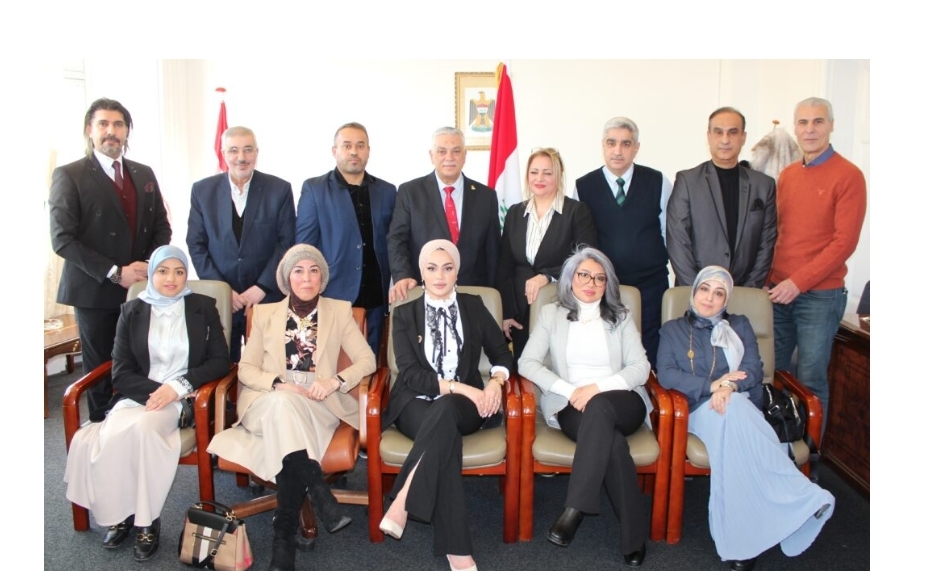 القائم بالاعمال العراقي المؤقت السيد حيدر راضي ناصر الشمرتي التقى برئيس مؤسسة بينالي للفن والثقافة