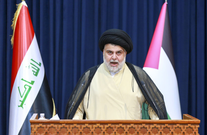 السيد مقتدى الصدر يحذر من وصول إسرائيل إلى الحدود العراقية
