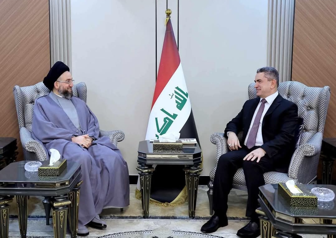 الزرفي يستقبل السيد الحكيموالبحث تناول التحديات التي تشهدها المنطقة والعراق