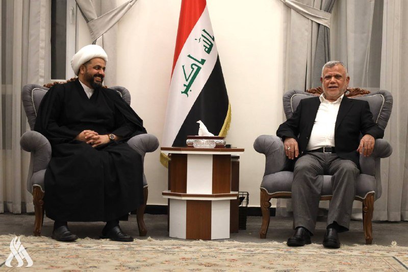 العامري والشيخ الخزعلي اكدا على وحدة الصفّ