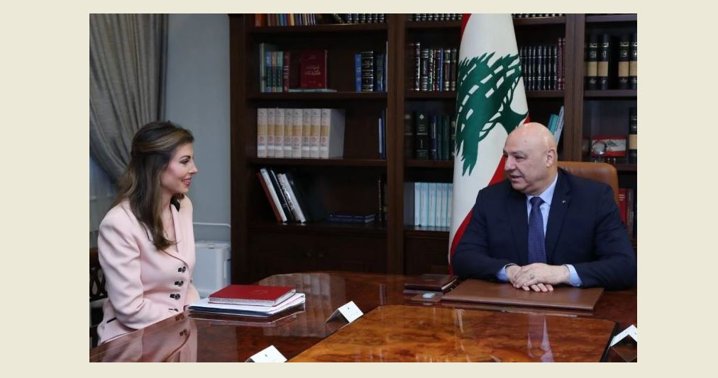 رئيس الجمهورية عقد خلوة مع اورتاغوس وبحث معها التطورات في الجنوب