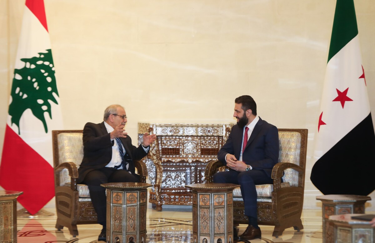 نواف سلام زار دمشق والتقى احمد الشرع