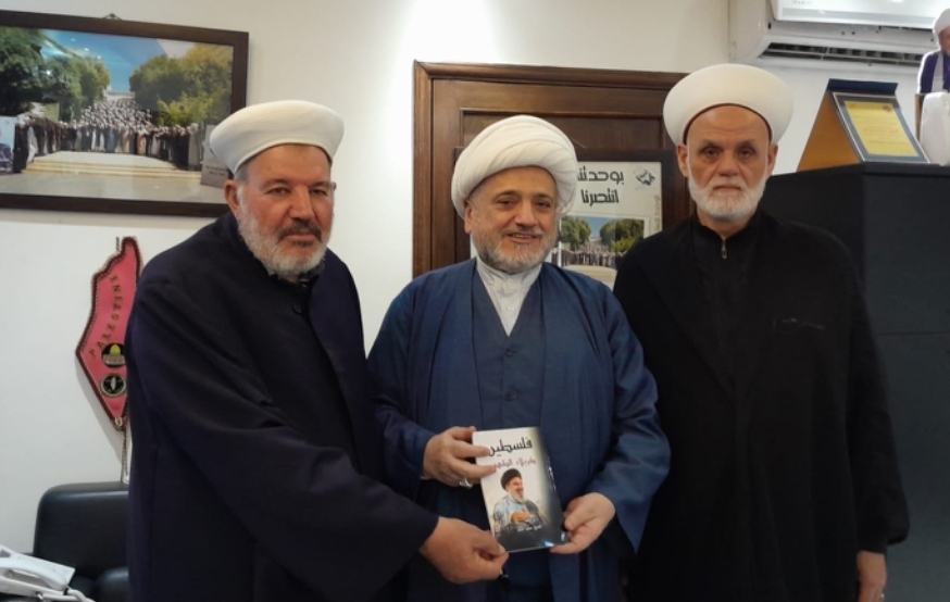 وفد من الهيئة الاسلامية الفلسطينية للرعاية والإرشاد زار تجمع العلماء المسلمين