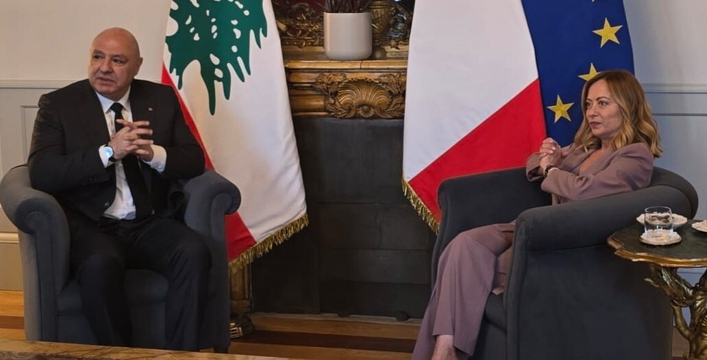 رئيس الجمهوريّة زار رئيسة الحكومة الإيطاليّة