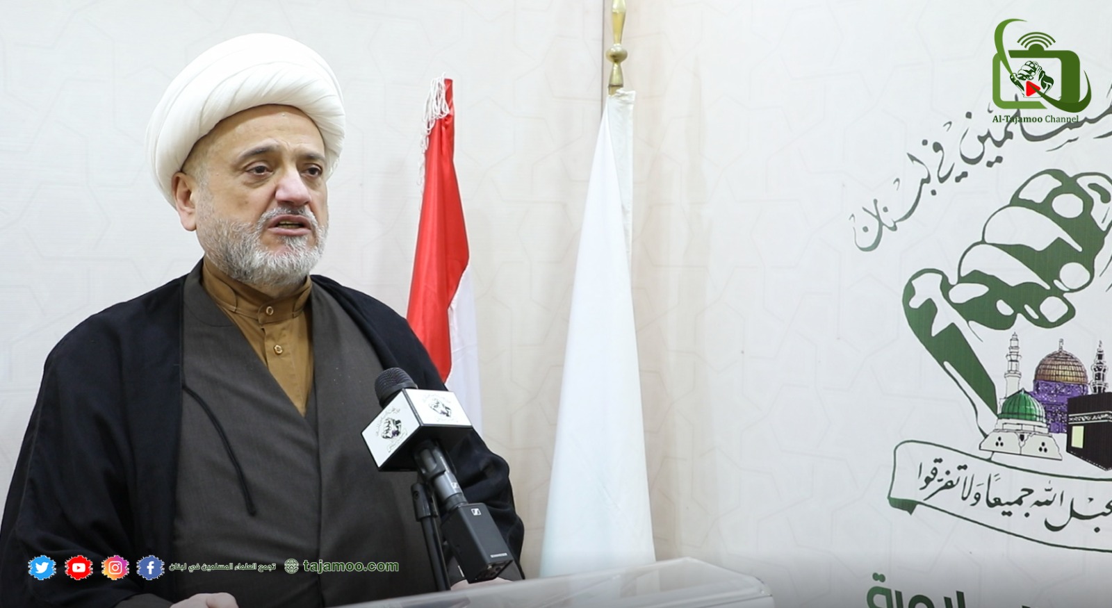 تجمع العلماء المسلمين في الاضحة: اللبنانيون في مركب واحد .. ولاعيد لنا وفلسطين محتلة