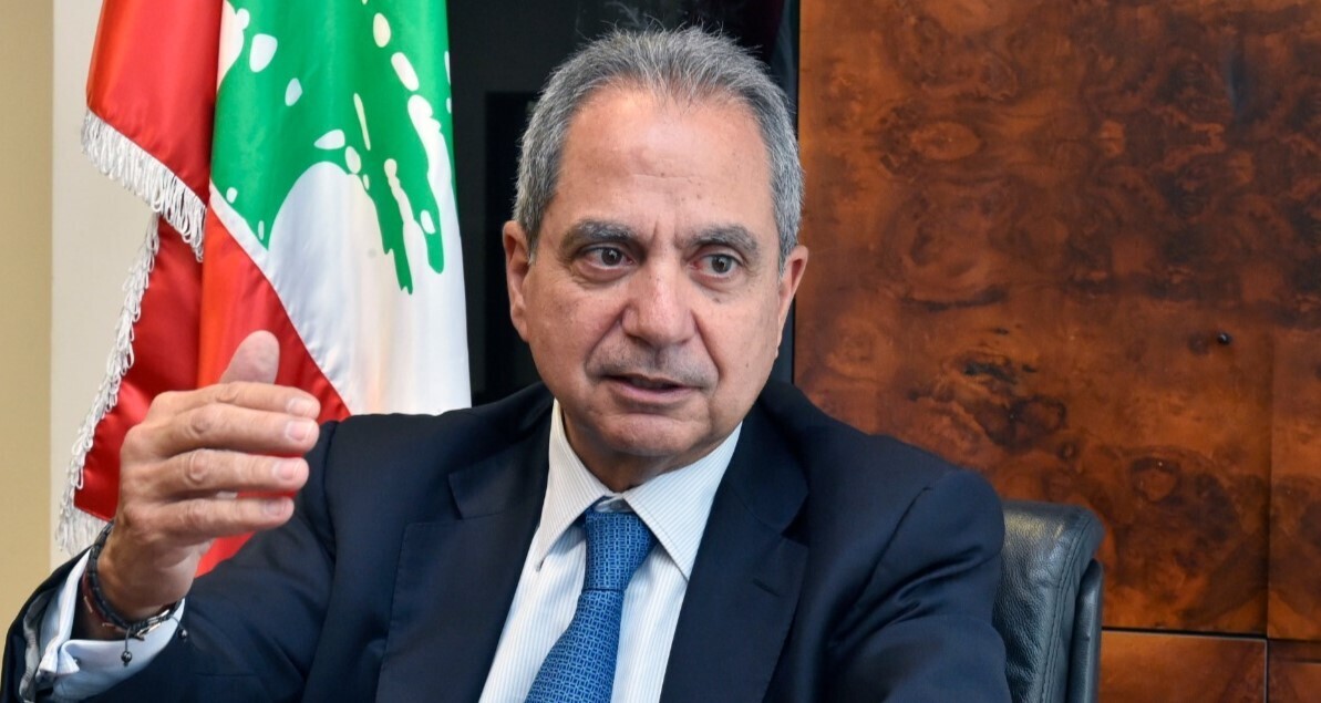 وزير الاقتصاد اللبناني  يشدد على العلاقة مع العراق