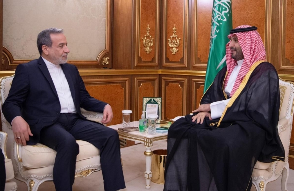 ولي العهدالسعودي استقبل وزير الخارجية الإيراني