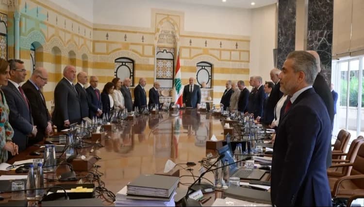 رئيس الجمهورية اطلع مجلس الوزراء على نتائج زيارتيه الى واشنطن وتركيا: تقدم إيجابي في مفاوضات روما بشأن الحدود والأسرى ونأمل أن تظهر قريباً خطوات عملية
